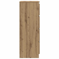 vidaXL Credenza Rovere Artigianale 60x35x98,5 cm in Legno Multistrato