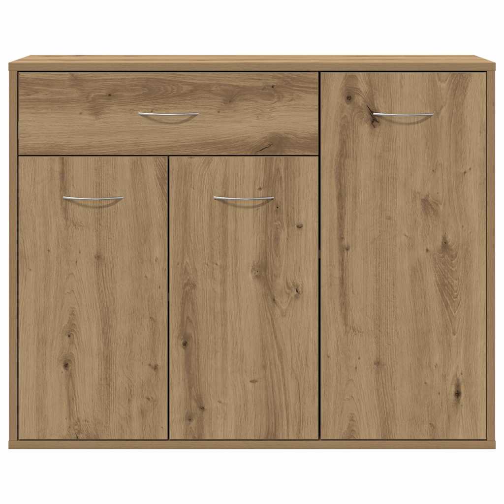 vidaXL Credenza Rovere Artigianale 88x30x70 cm in Legno Multistrato