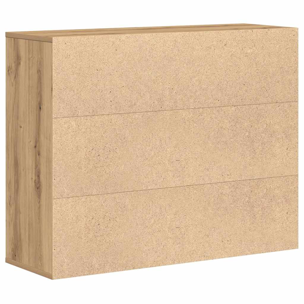 vidaXL Credenza Rovere Artigianale 88x30x70 cm in Legno Multistrato