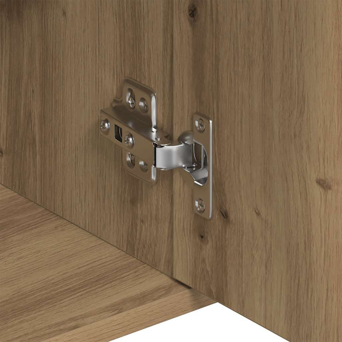 vidaXL Credenza Rovere Artigianale 88x30x70 cm in Legno Multistrato