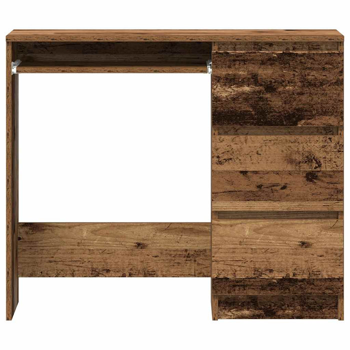 vidaXL Scrivania Legno Antico 90x45x76 cm in Legno Multistrato
