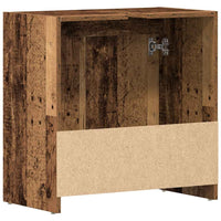 Mobile Lavabo Bagno-Armadietto da bagno Legno Antico 60x33x60 cm Legno Multistrato 686079