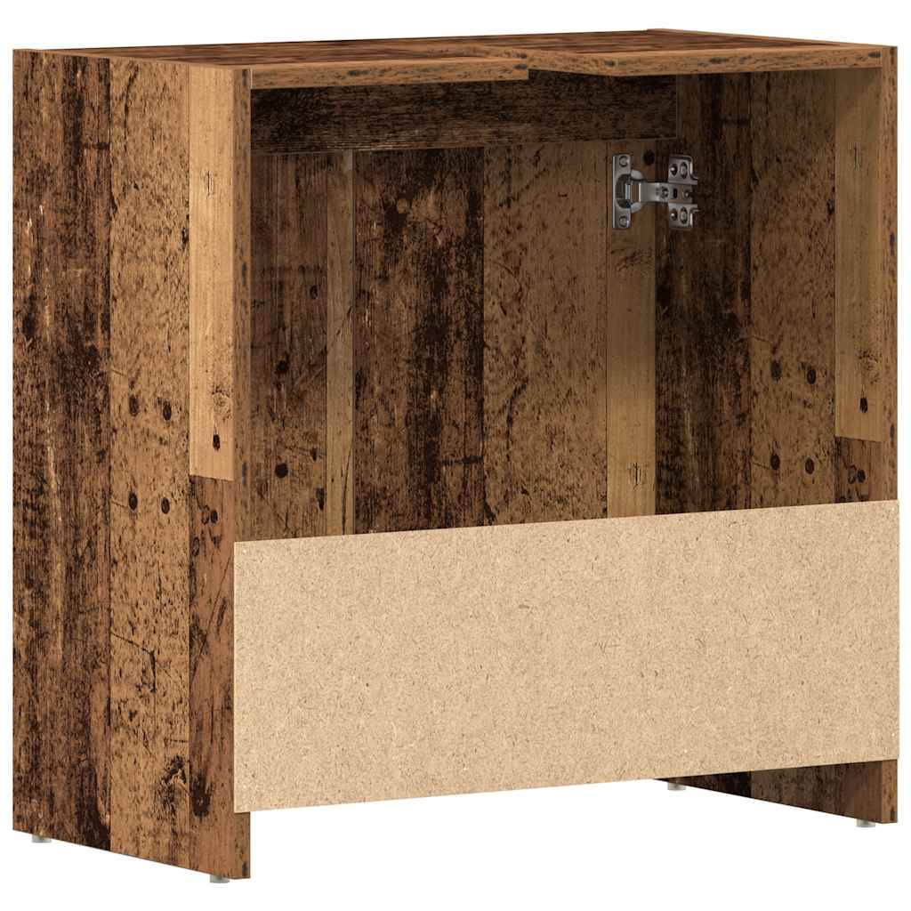 Mobile Lavabo Bagno Legno Antico 60x33x60 cm Legno Multistrato