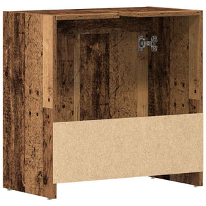 Mobile Lavabo Bagno Legno Antico 60x33x60 cm Legno Multistrato
