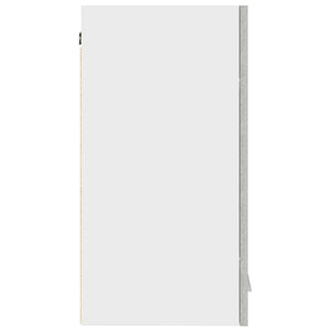 Pensile da Cucina Grigio Cemento 60x31x60 cm Legno Multistrato