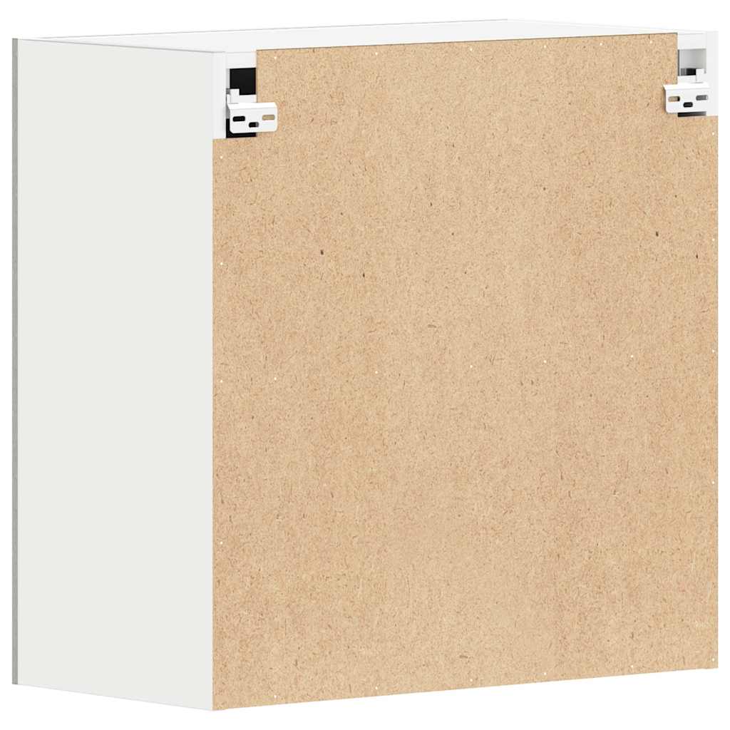 Pensile da Cucina-Mobile Cucina da Parete Grigio Cemento 60x31x60 cm Legno Multistrato