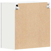 Pensile da Cucina-Mobile Cucina da Parete Grigio Cemento 60x31x60 cm Legno Multistrato