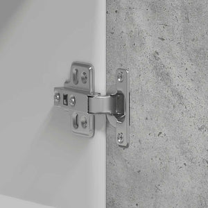 Pensile da Cucina Grigio Cemento 60x31x60 cm Legno Multistrato