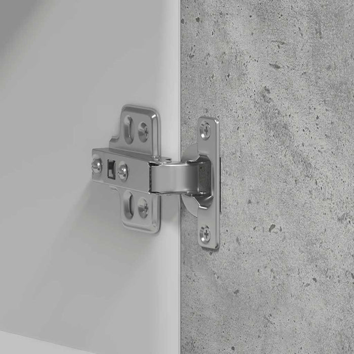 Pensile da Cucina Grigio Cemento 60x31x60 cm Legno Multistrato