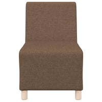 Divano componibile senza braccioli marrone 55 cm in tessuto 4108472