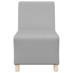 Divano Sedia senza Braccioli Grigio Nuvola 55 cm in Tessuto