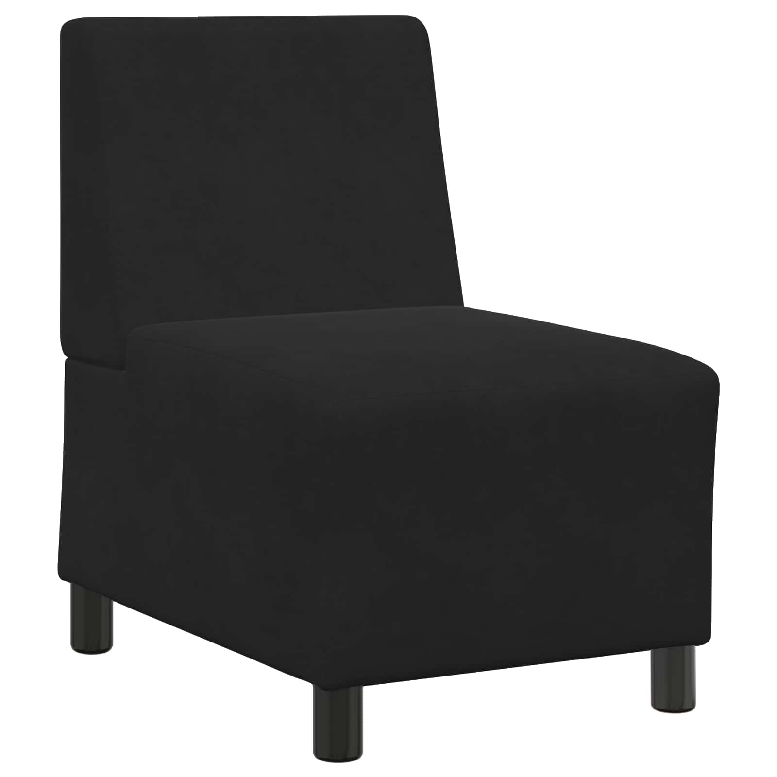 | Unità di Divano Modulare Senza Braccioli | Nero 55 x 74 x 82 cm 4108485