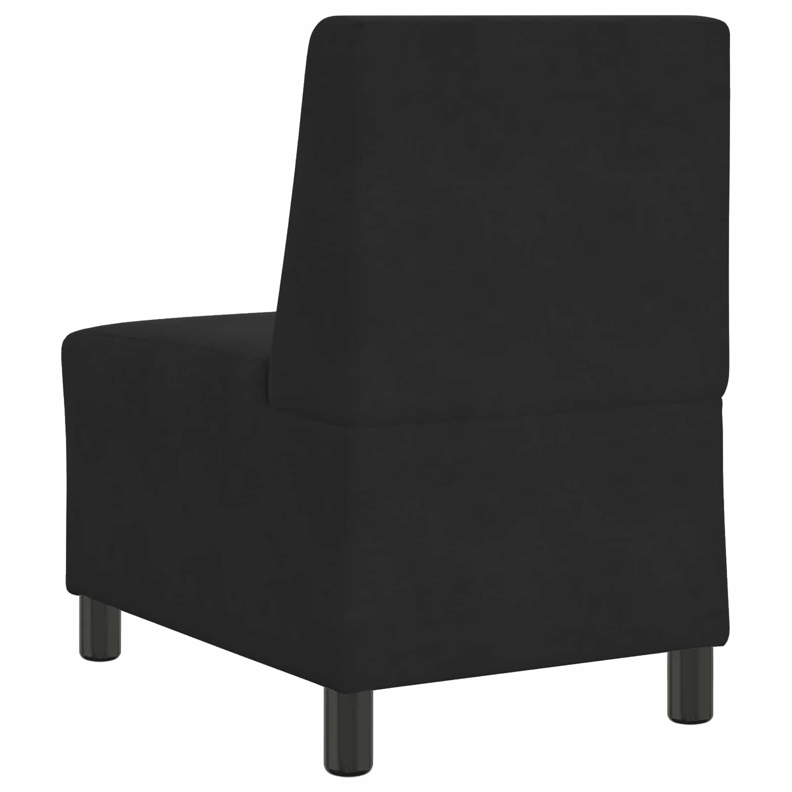 | Unità di Divano Modulare Senza Braccioli | Nero 55 x 74 x 82 cm 4108485
