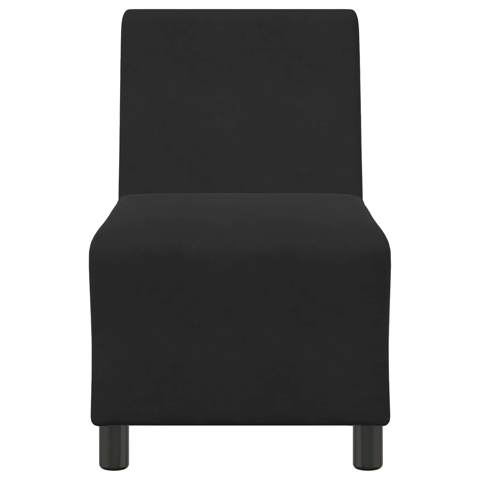 | Unità di Divano Modulare Senza Braccioli | Nero 55 x 74 x 82 cm 4108485