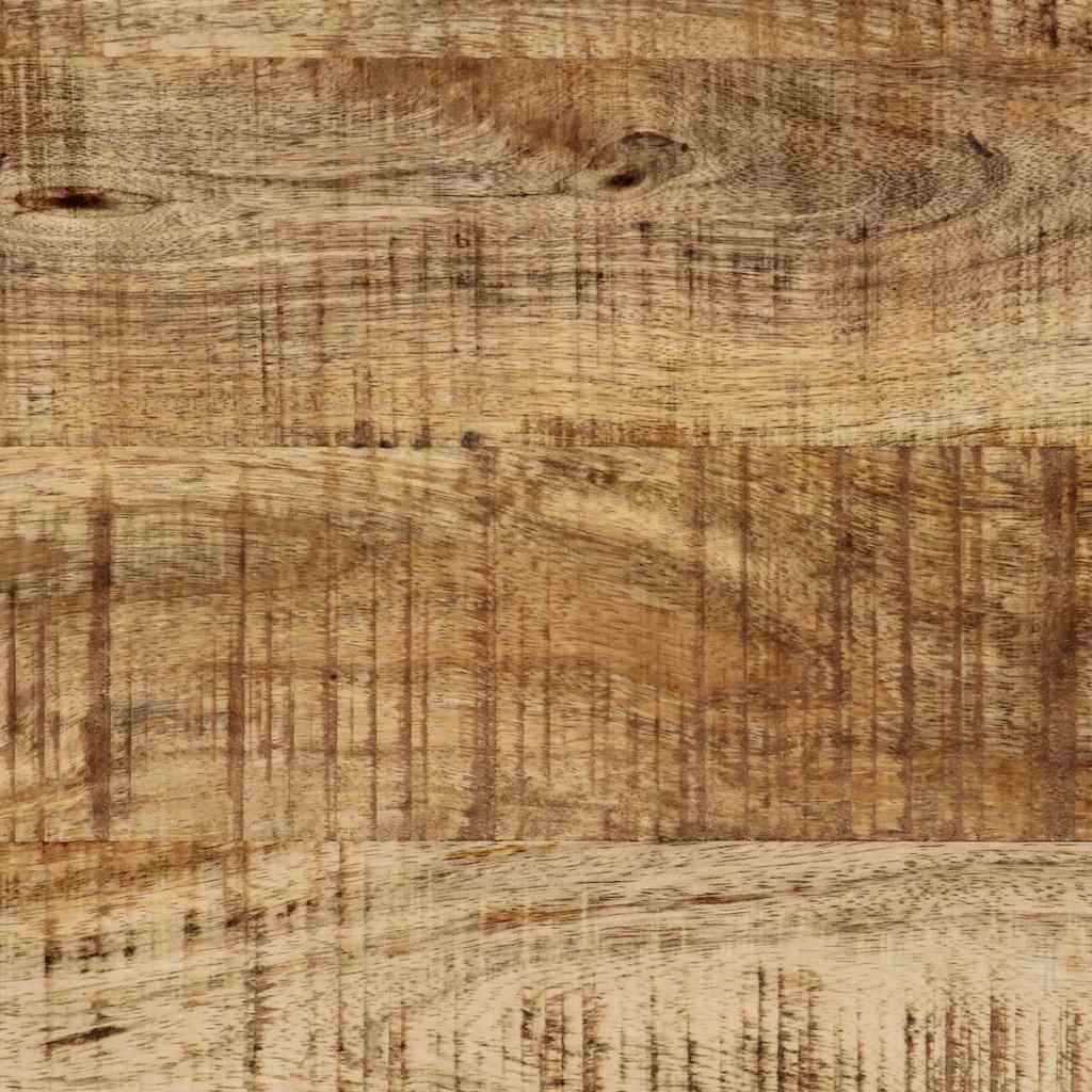 vidaXL Credenze 2 pz 70x35x70 cm in Legno Massello di Mango Grezzo