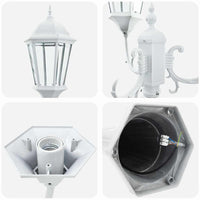 Luce da Giardino Bianco 235 cm Alluminio 42000334