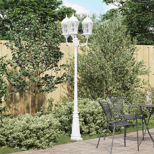 Luce da Giardino Bianco 235 cm Alluminio 42000334