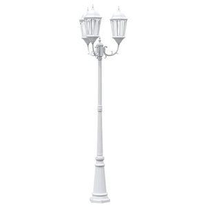 Luce da Giardino Bianco 235 cm Alluminio 42000334