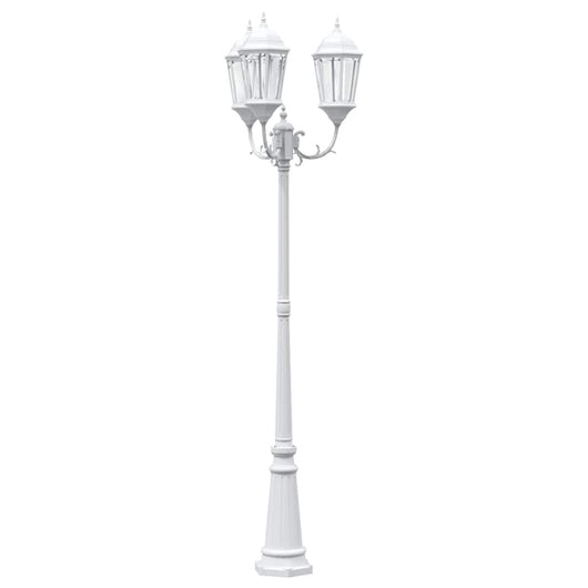 Luce da Giardino Bianco 235 cm Alluminio 42000334