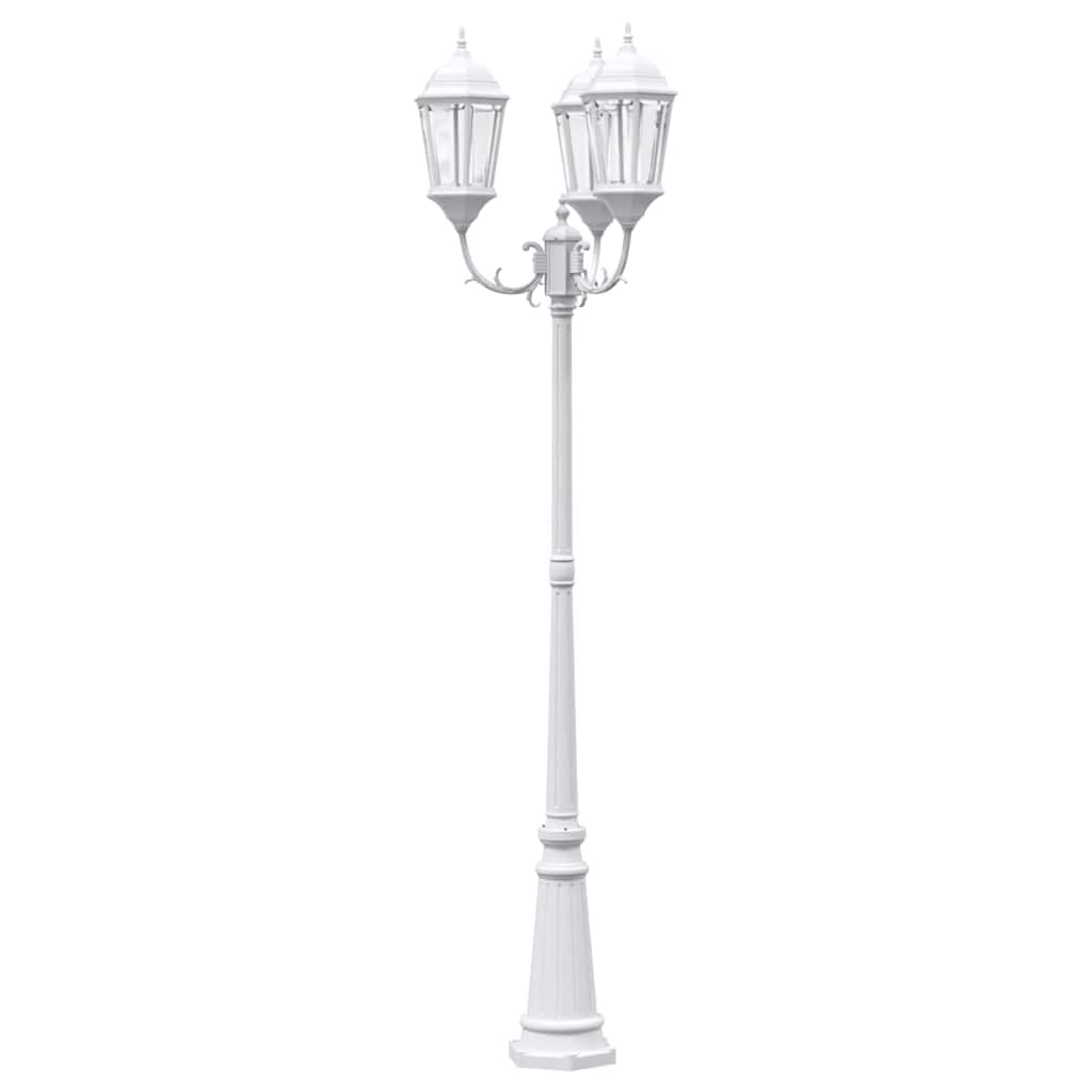 Luce da Giardino Bianco 235 cm Alluminio 42000334