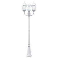 Luce da Giardino Bianco 235 cm Alluminio 42000334