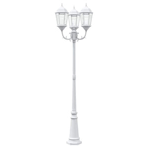 Luce da Giardino Bianco 235 cm Alluminio 42000334