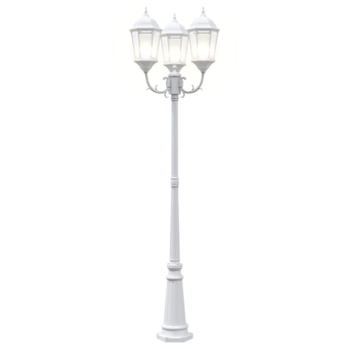 Luce da Giardino Bianco 235 cm Alluminio 42000334
