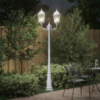 Luce da Giardino Bianco 235 cm Alluminio 42000337