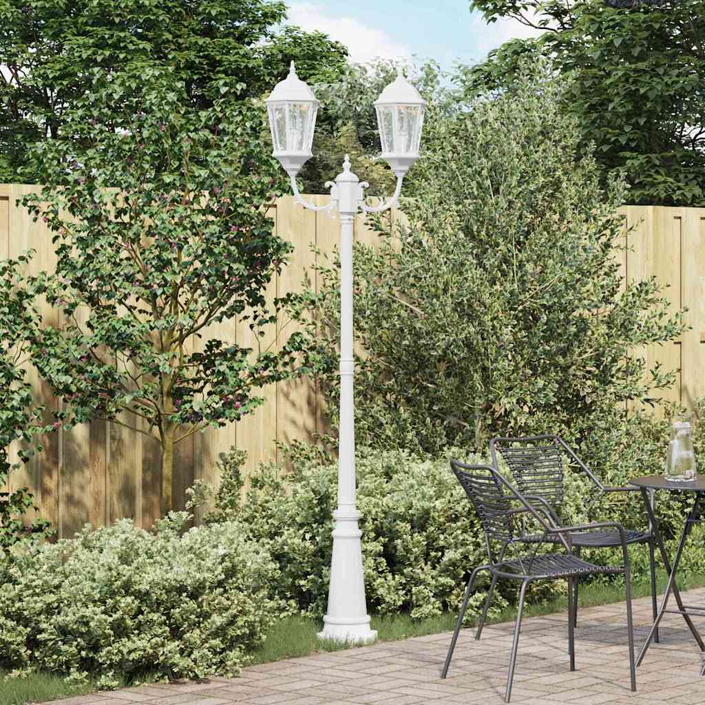 Luce da Giardino Bianco 235 cm Alluminio 42000337