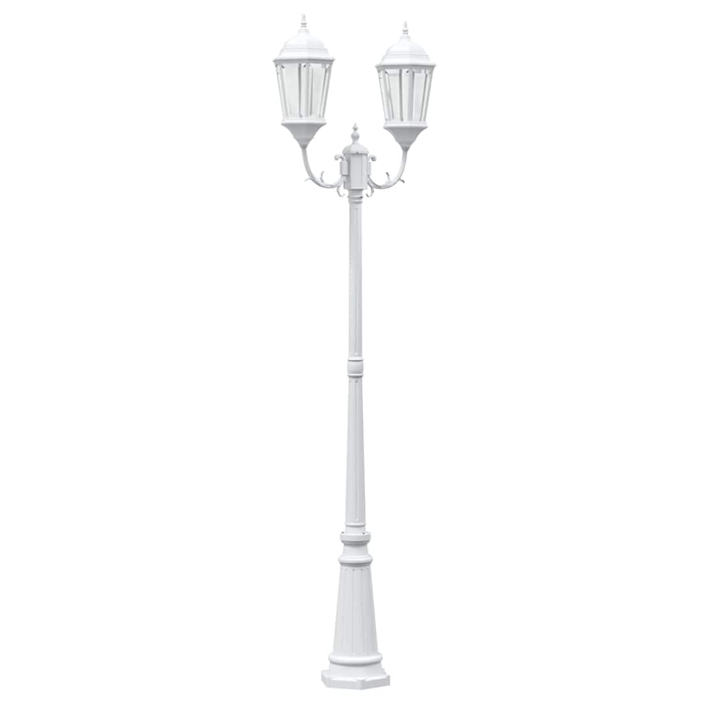 Luce da Giardino Bianco 235 cm Alluminio 42000337