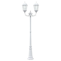 Luce da Giardino Bianco 235 cm Alluminio 42000337