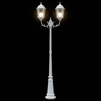 Luce da Giardino Bianco 235 cm Alluminio 42000337