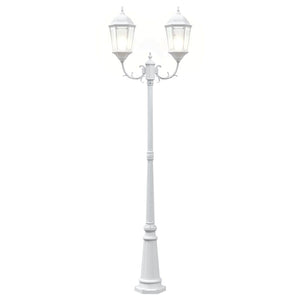 Luce da Giardino Bianco 235 cm Alluminio 42000337