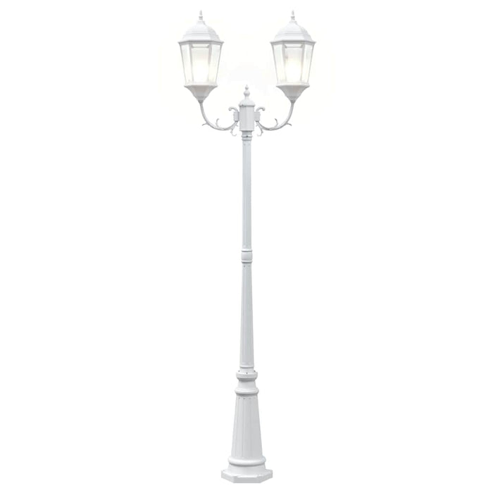 Luce da Giardino Bianco 235 cm Alluminio 42000337