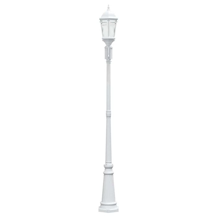 Luce da Giardino Bianco 235 cm Alluminio 42000337