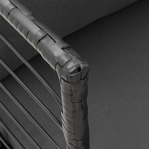 vidaXL Sedie da Giardino con Cuscini 2 pz Nere in Polyrattan