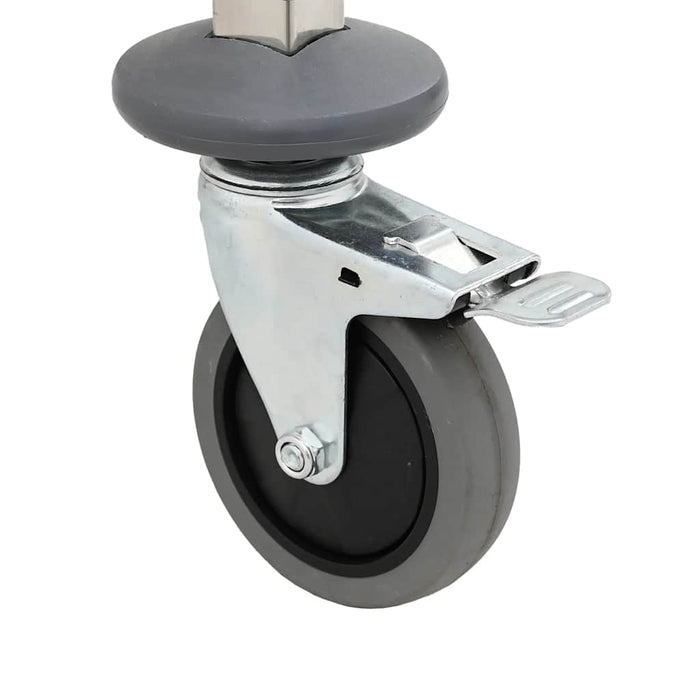 vidaXL Carrello Portateglie con 32 GN Contenitori 75x55x162,5 cm