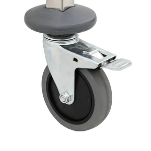 vidaXL Carrello Portateglie con 6 GN Contenitori 39x55x87 cm