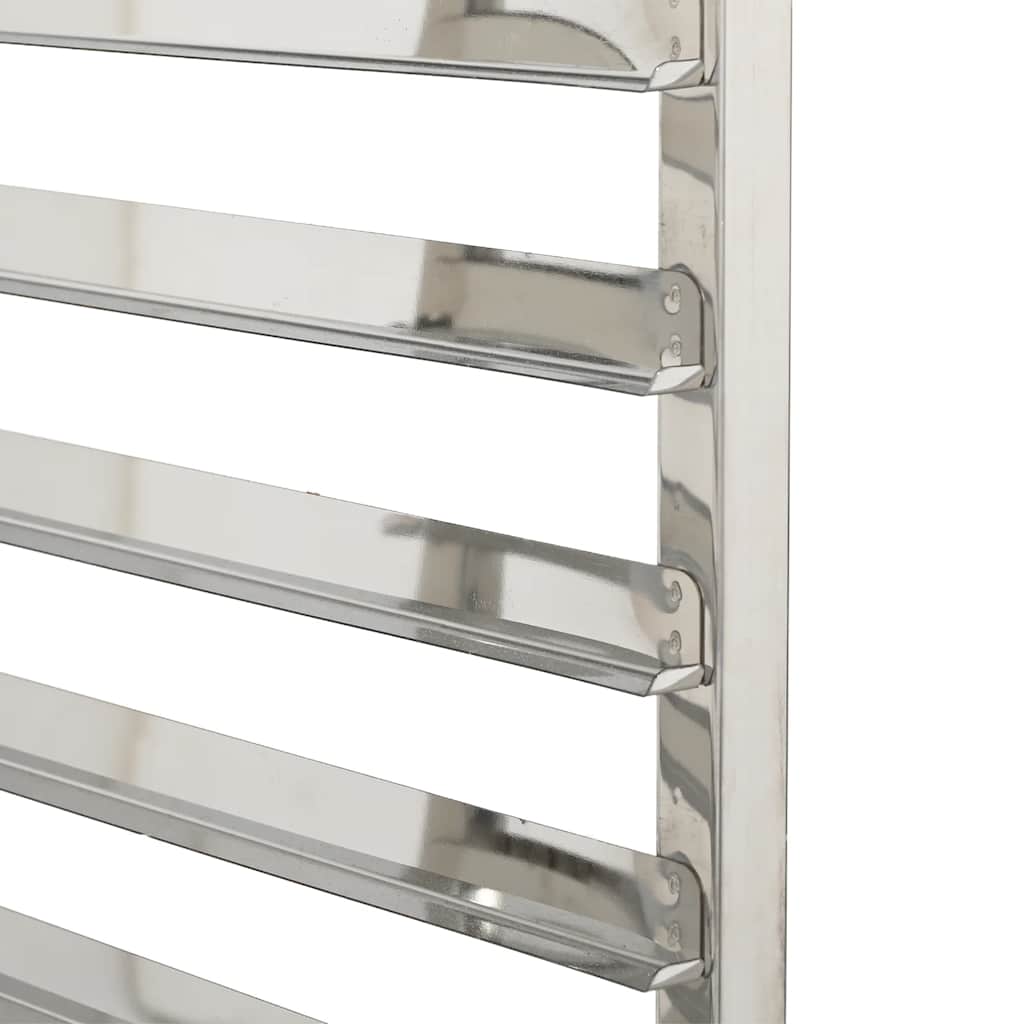 vidaXL Carrello Portateglie con 6 GN Contenitori 39x55x87 cm