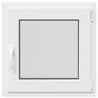 Finestra per cantina "RISOR" 50x50 cm anta ribalta DIN destra bianca