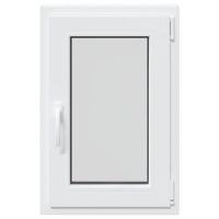 vidaXL Finestra da cantina "RISOR" 50x75 cm anta ribalta DIN destra bianca
