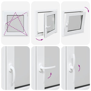 Finestra per Seminterrato RISOR 60x60cm Anta Ribalta DIN Destra 4108300