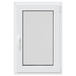 vidaXL Finestra per Seminterrato RISOR 60x80cm Anta Ribalta DIN Destra