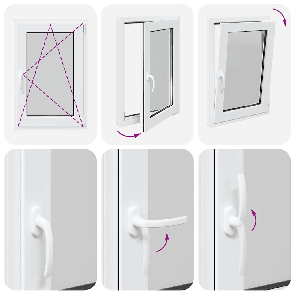 Finestra Seminterrato RISOR 60x100 cm Anta Ribalta DIN Destra 4108306