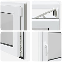 Finestra Seminterrato RISOR 80x50 cm Anta Ribalta DIN Destra 4108308