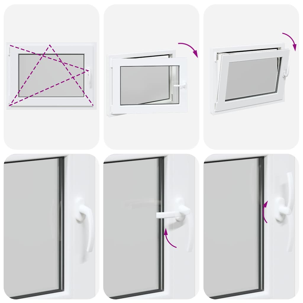 Finestra Seminterrato RISOR 80x60 cm Anta Ribalta DIN Sinistra 4108311
