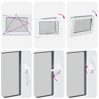 Finestra Seminterrato RISOR 80x60 cm Anta Ribalta DIN Sinistra 4108311