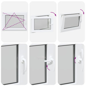 Finestra Seminterrato RISOR 80x60 cm Anta Ribalta DIN Sinistra 4108311