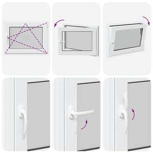 Finestra Seminterrato RISOR 80x70 cm Anta Ribalta DIN Destra 4108312