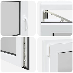 Finestra Seminterrato RISOR 90x50 cm Anta Ribalta DIN Sinistra 4108315